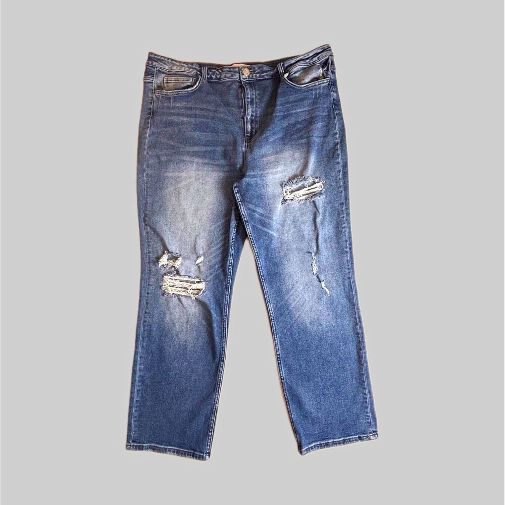 Vervet Straight Distressed